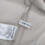 23区 洗える ハイカウントライトタフタ ドッキング ワンピース 23SS ベージュ ブラック レディース ニジュウサンク【中古】6-0622M∞