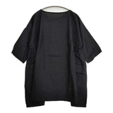 nest Robe リネン サイドギャザーチュニック 01223-1054-1 チュニック ブラック レディース ネストローブ【中古】6-0622S∞