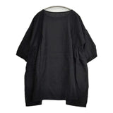 nest Robe リネン サイドギャザーチュニック 01223-1054-1 チュニック ブラック レディース ネストローブ【中古】6-0622S∞