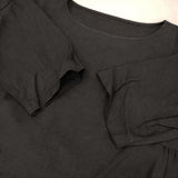 nest Robe リネン サイドギャザーチュニック 01223-1054-1 チュニック ブラック レディース ネストローブ【中古】6-0622S∞