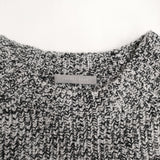 theory luxe MISTO SHANE サイズ38 ウールカシミヤ 定価31900円 セーター ニット 24AW ブラック グレー レディース セオリーリュクス【中古】6-0304T♪