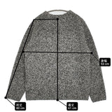 theory luxe MISTO SHANE サイズ38 ウールカシミヤ 定価31900円 セーター ニット 24AW ブラック グレー レディース セオリーリュクス【中古】6-0304T♪