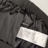 23区 ホイルプリントプリーツ ロングスカート 24AW シルバー レディース ニジュウサンク【中古】6-0618M∞