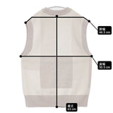 marimekko Edla Attika ノースリーブニットベスト 定価40700円 ベスト オフホワイト ライトピンク レディース マリメッコ【中古】6-0813T∞