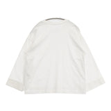 23区 SLOW 2WAYデザイン TEE 定価12980円 長袖Ｔシャツ カットソー ロンＴ ホワイト レディース ニジュウサンク【中古】6-0618M∞
