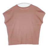 23区 接触冷感 洗える フレンチスリーブ IT TEE Ｔシャツ カットソー ピンク レディース ニジュウサンク【中古】6-0701S∞