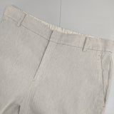 23区 リネンヴィスコースストレッチテーパードパンツ イージーパンツ リネン サイズ40 パンツ グレージュ レディース ニジュウサンク【中古】6-0511M△