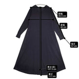 23区 OPWOIA6402 レーヨンポリエステルストレッチ ニット ワンピース ブラック レディース ニジュウサンク【中古】6-0618M∞
