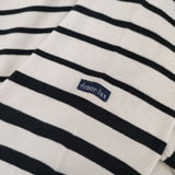 23区/ARMOR LUX 洗える ベルスリーブボーダー 長袖Ｔシャツ カットソー ロンＴ ベージュ ブラック レディース ニジュウサンク/アルモーリュックス【中古】6-0618M∞