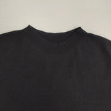 23区 洗える ヴィスコースストレッチ 半袖 セーター ニット ブラック レディース ニジュウサンク【中古】6-0701S∞