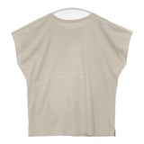 23区 シアーフリルジャージー ラッフル 半袖Ｔシャツ カットソー ベージュ レディース ニジュウサンク【中古】6-0701S∞