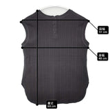 23区 SLOW ランダムリブフライス フレンチスリーブ Ｔシャツ カットソー チャコールグレー レディース ニジュウサンク【中古】6-0701S∞