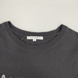 23区 SLOW MVSコットン デザイン ロゴTシャツ 定価8910円 半袖Ｔシャツ カットソー グレー レディース ニジュウサンク【中古】6-0701S∞