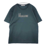 23区 FOLKLORE ロゴTシャツ 定価9900円 半袖Ｔシャツ カットソー グリーン レディース ニジュウサンク【中古】6-0701S∞