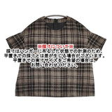 23区 洗える ツイーディーエトワール ブラウス シャツ 24AW グレー ブラック レディース ニジュウサンク【中古】6-0618M∞