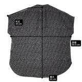 23区 ドット柄 半袖 比翼ボタン ブラウス シャツ ブラック ホワイト レディース ニジュウサンク【中古】6-0701S∞