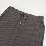23区 SLOW ランダムリブフライス ロングスカート 24SS チャコールグレー レディース ニジュウサンク【中古】6-0618M∞