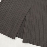23区 SLOW ランダムリブフライス ロングスカート 24SS チャコールグレー レディース ニジュウサンク【中古】6-0618M∞