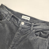 23区 DENIM 洗えるベルベットストレッチ Aライン スカート 定価23100円 ロングスカート ブルーグレー レディース ニジュウサンク【中古】6-0813T∞