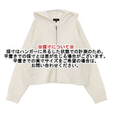 theory カシミヤ混 LANA CASH VARSITY HOODIE 定価46200円 ニットジップアップ パーカー 23AW オフホワイト レディース セオリー【中古】6-0813T∞