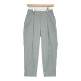 theory luxe Textured Stretch Maidi ストレッチ スラックス 日本製 サイズ36 パンツ ブルーグレー レディース セオリーリュクス【中古】6-0511G△
