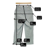 theory luxe Textured Stretch Maidi ストレッチ スラックス 日本製 サイズ36 パンツ ブルーグレー レディース セオリーリュクス【中古】6-0511G△
