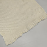 theory BRISTOL COTTON LACE TRIM PO 半袖 セーター ニット ベージュ レディース セオリー【中古】6-0701S∞