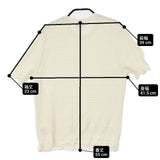 theory BRISTOL COTTON LACE TRIM PO 半袖 セーター ニット ベージュ レディース セオリー【中古】6-0701S∞