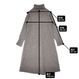 23区 メリノシネ ニット ワンピース 定価29700円 ワンピース ブラウン グレー レディース ニジュウサンク【中古】6-0813T∞