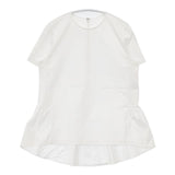 23区 コンパクトポンチぺプラムカットソー ブラウス シャツ ホワイト レディース ニジュウサンク【中古】6-0617S∞
