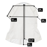 23区 コンパクトポンチぺプラムカットソー ブラウス シャツ ホワイト レディース ニジュウサンク【中古】6-0617S∞