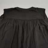 23区 MY STANDARD ALBINIノースリーブギャザーブラウス 定価14850円 ブラウス シャツ ブラック レディース ニジュウサンク【中古】6-0701S∞