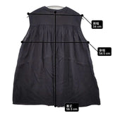 23区 MY STANDARD ALBINIノースリーブギャザーブラウス 定価14850円 ブラウス シャツ ブラック レディース ニジュウサンク【中古】6-0701S∞