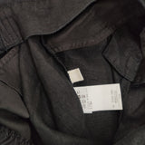 nest Robe リネンタックパンツ 定価22000円 01223-1059 パンツ ブラック レディース ネストローブ【中古】6-0504M∞