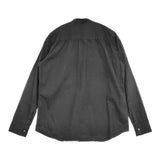 R&D.M.Co- バンドカラー コットン サイズS 長袖シャツ ブラック レディース オールドマンズテーラー【中古】6-0520M∞