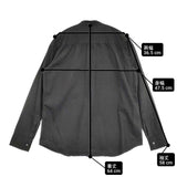 R&D.M.Co- バンドカラー コットン サイズS 長袖シャツ ブラック レディース オールドマンズテーラー【中古】6-0520M∞