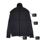 SI-HO SUP SC-554 フライスタートル ハイネック 日本製 コットン 長袖Ｔシャツ カットソー ロンＴ ブラック レディース シーホースプ【中古】6-0622M∞