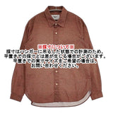 YAECA WRITE ボタニカル 90156 STRAWBERRY MEADOW 長袖シャツ ワインレッド系 レディース ヤエカ ライト【中古】6-0622M∞