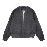 JOURNAL STANDARD relume アルパカウール ジップアップ ジャケット ブルゾン チャコールグレー レディース ジャーナルスタンダードレリューム【中古】6-0905T∞
