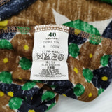 mina perhonen forest ring サイズ40 ua8999 切替 ウール ギャザー スカート ブラウン グリーン レディース ミナペルホネン【中古】6-0914T♪