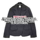 Brahmin ウール混 サイズ40 ジャケット チャコールグレー レディース ブラーミン【中古】6-0905T∞