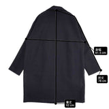 SI-HIRAI CHW-2801 コットン コート ネイビー レディース スーヒライ【中古】6-0622M∞