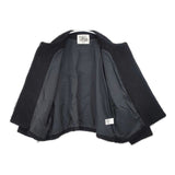 HAU/CLASKA ノーカラーコート 2211-0299 ウール ショート丈 コート ブラック レディース ハウ/クラスカ【中古】6-0817T∞