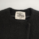 HAU/CLASKA ノーカラーコート 2211-0299 ウール ショート丈 コート ブラック レディース ハウ/クラスカ【中古】6-0817T∞