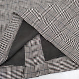 UNITED ARROWS UWSC W/P ジャンパースカート 定価25300円 ノースリーブ チェック ワンピース グレージュ レディース ユナイテッドアローズ【中古】6-0520M∞