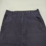 MHL. YARN DYE COTTON TWILL サイズ1 595-8232503 ロングスカート ネイビー レディース エムエイチエル【中古】6-0424G♪