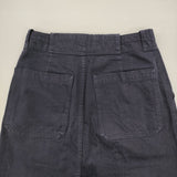 MHL. YARN DYE COTTON TWILL サイズ1 595-8232503 ロングスカート ネイビー レディース エムエイチエル【中古】6-0424G♪