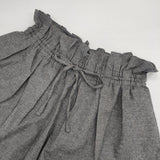 mizuiro-ind ポリエステル ワイド パンツ グレー レディース ミズイロインド【中古】6-0817T∞
