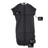 mizuiro-ind Vネック 半袖 コットン ワンピース ブラック レディース ミズイロインド【中古】6-0617S∞