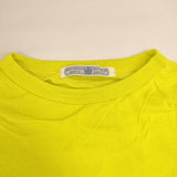 R&D.M.Co- コットン 長袖Ｔシャツ カットソー ロンＴ イエロー レディース オールドマンズテーラー【中古】6-0504M∞